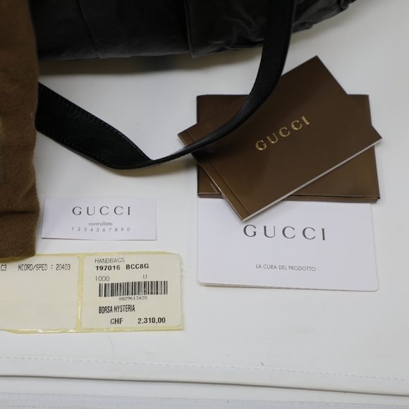 Gucci Hysteria Leather Tote Bag - Picture 3 of 15